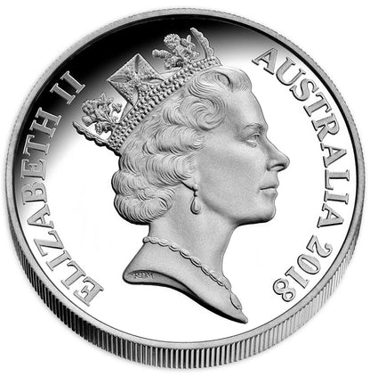 2018 2c WMF Berlin 1oz Silver High Relief Proof Coin
