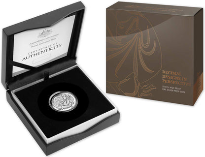 2018 2c WMF Berlin 1oz Silver High Relief Proof Coin
