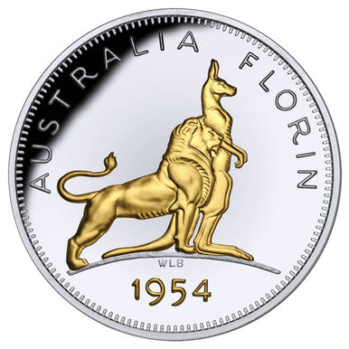 2019 $10 Royal Visit Gold Plated 5oz Silver Proof