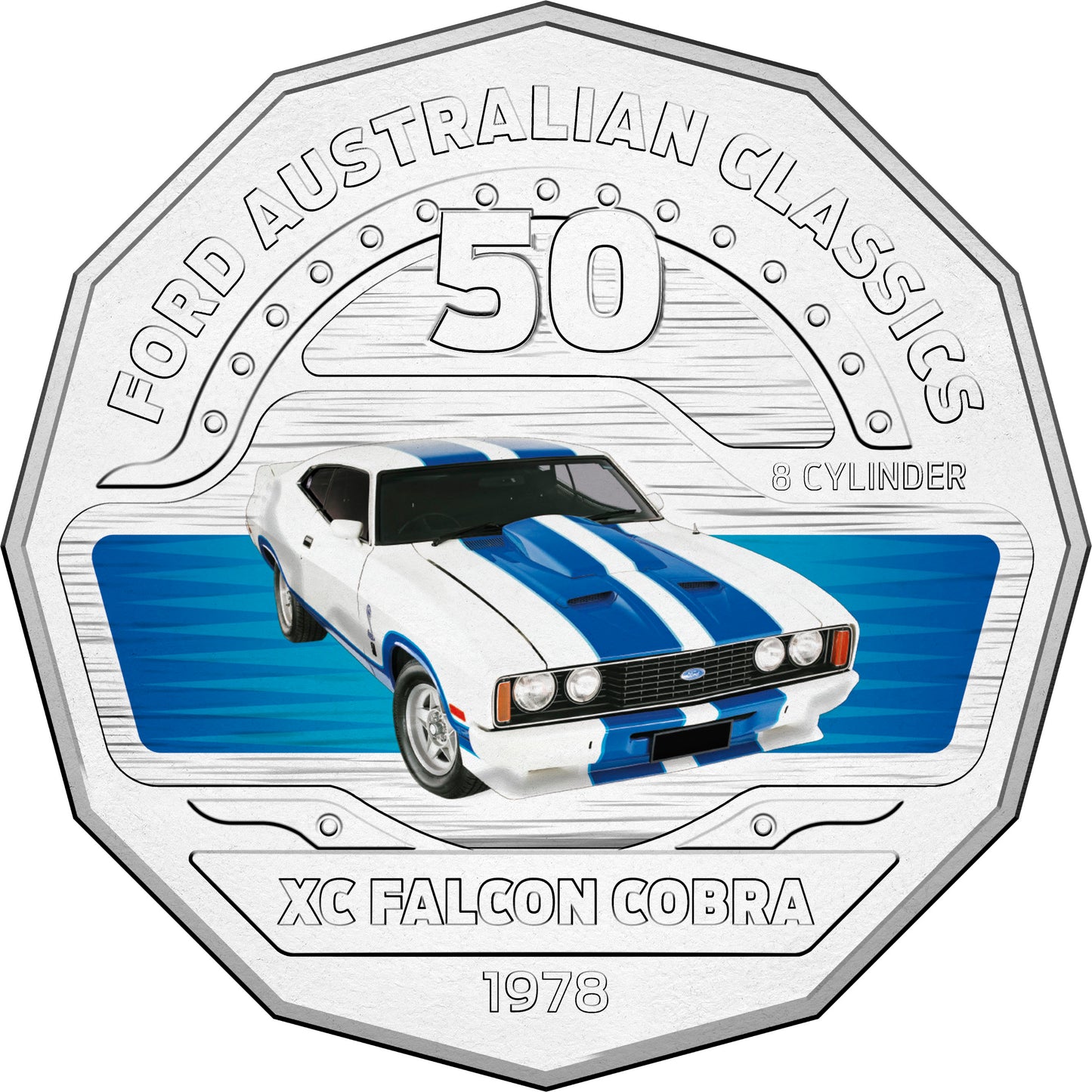2017 50c Ford Classics 1978 XC Falcon Cobra PNC