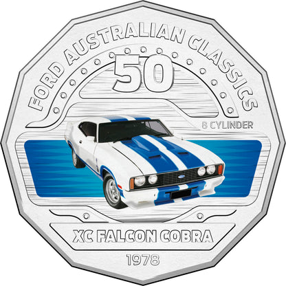 2017 50c Ford Classics 1978 XC Falcon Cobra PNC