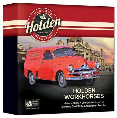 Holden Workhorses Enamel Penny 9 Coin Collection