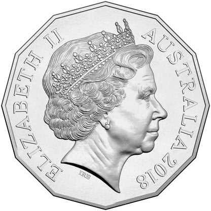 2018 50c 50th Anniversary of The Battle of Coral and Balmoral Uncirculated Coin