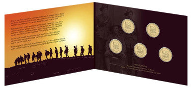 2014-18 $1 The Spirit Lives First World War Centenary 5 Coin Uncirculated Set