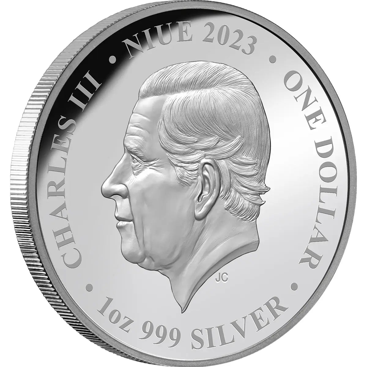 Niue 2023 $1 1923 Halfpenny 100th Anniversary Selectively Gold Plated 1oz Silver Proof Coin