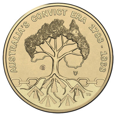 2018 $1 Rascals & Ratbags Australia's Convict Era James Davis 'B' Counterstamp Uncirculated Coin