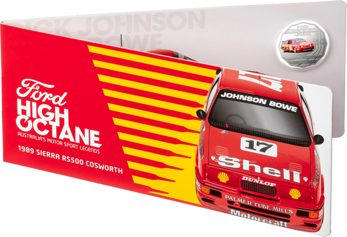 2018 50c Ford High Octane Coloured Uncirculated 7 Coin Collection with Tin