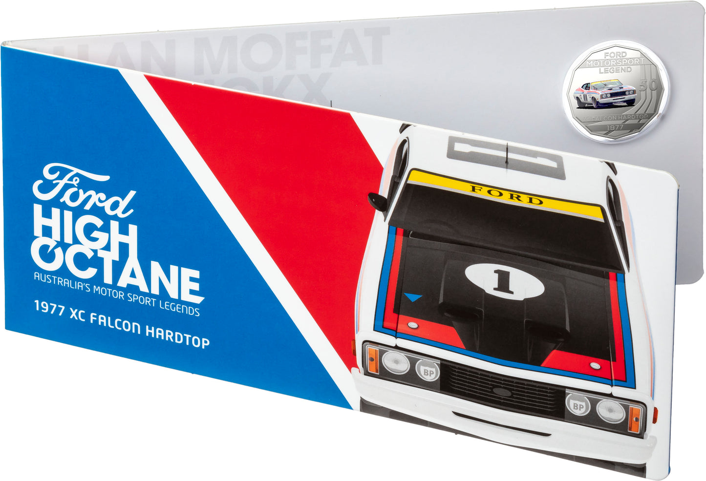 2018 50c Ford High Octane Coloured Uncirculated 7 Coin Collection with Tin