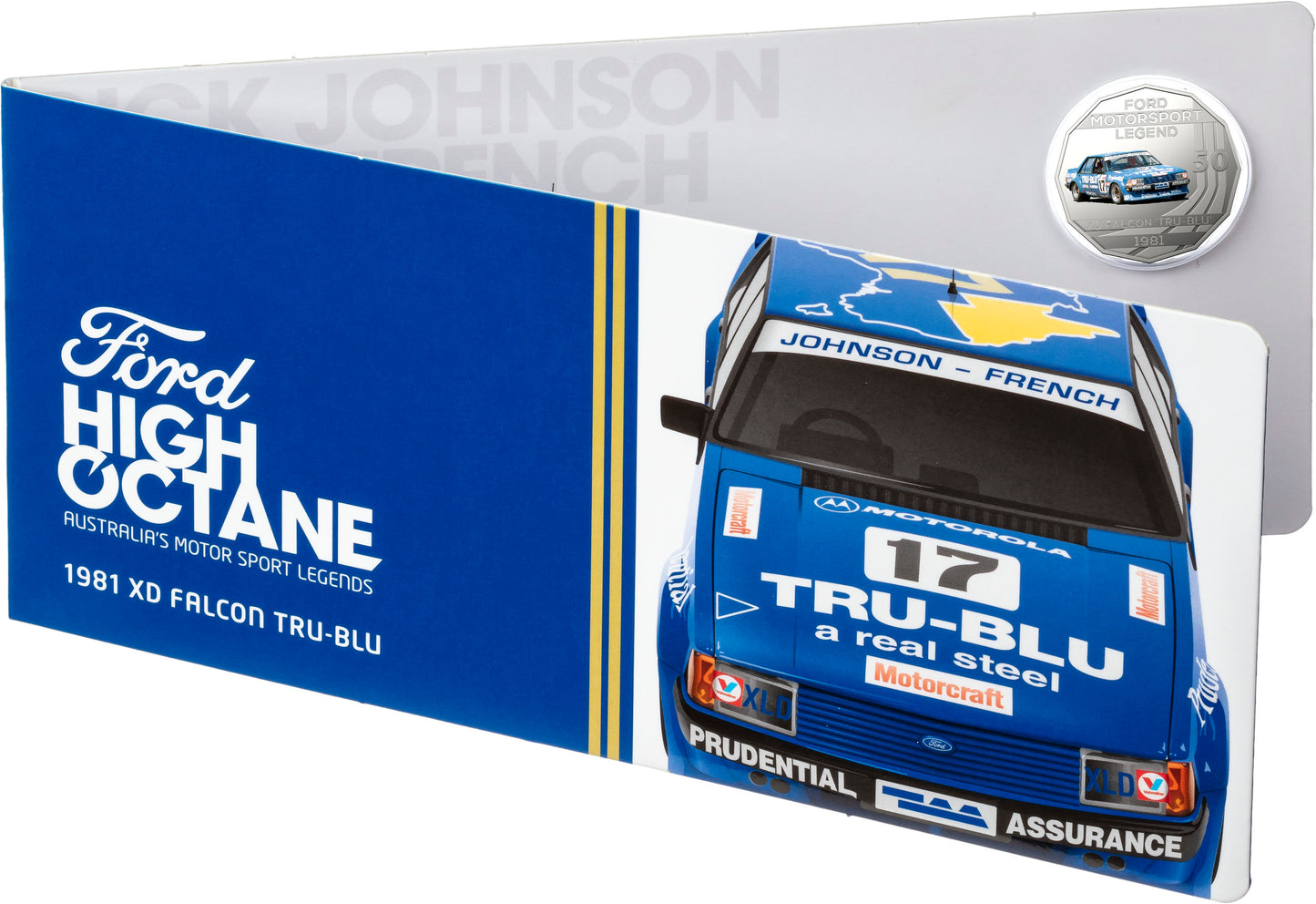 2018 50c Ford High Octane Coloured Uncirculated 7 Coin Collection with Tin