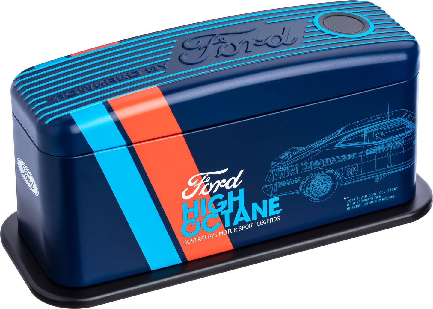 2018 50c Ford High Octane Coloured Uncirculated 7 Coin Collection with Tin