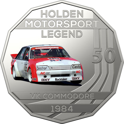2018 50c Holden High Octane Coloured Uncirculated 7 Coin Collection with Tin