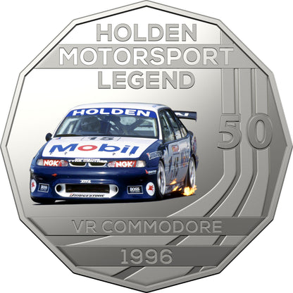 2018 50c Holden High Octane Coloured Uncirculated 7 Coin Collection with Tin