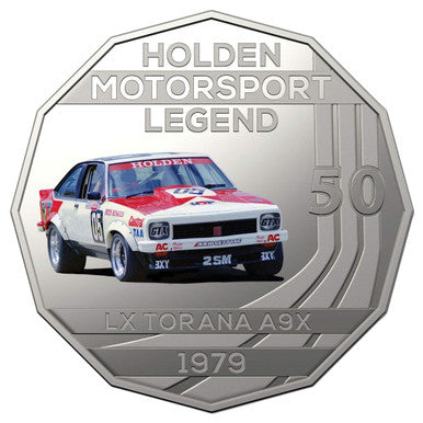 2018 50c ANDA Perth Holden's Motorsport Legends 1979 LX Torana A9X PNC