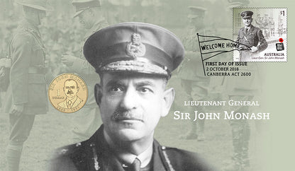 2018 $1 Lieutenant General Sir John Monash PNC
