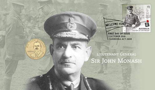 2018 $1 Lieutenant General Sir John Monash PNC