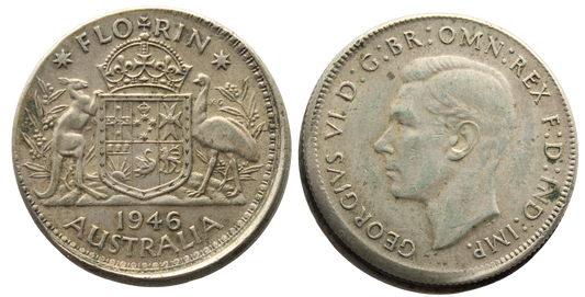 1946 Florin Mis-Struck VF