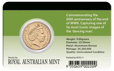 2005 $1 World War II UNC Coin