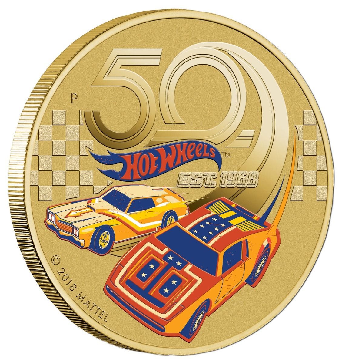 2018 $1 Hot Wheels 50th Anniversary PNC