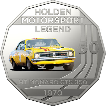 2018 50c Holden's Motorsport Legends 1970 HT Monaro GTS 350 PNC