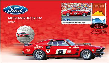 2018 50c Ford Motorsport Legends 1969 Mustang Boss 302 PNC