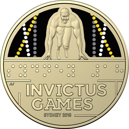 2018 $1 Invictus Games Sydney Uncirculated Coin