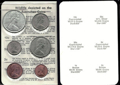 1966 Uncirculated Set Blue Wallet