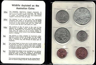1966 Uncirculated Set Blue Wallet