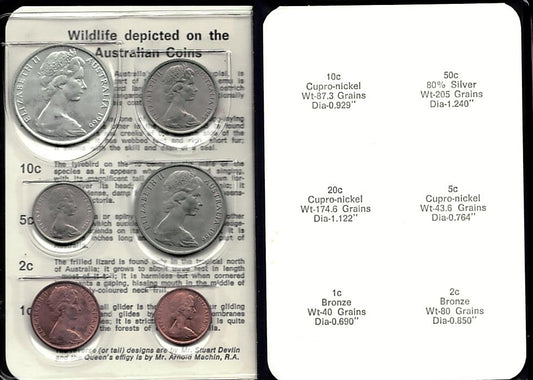 1966 Mint Set Blue Wallet