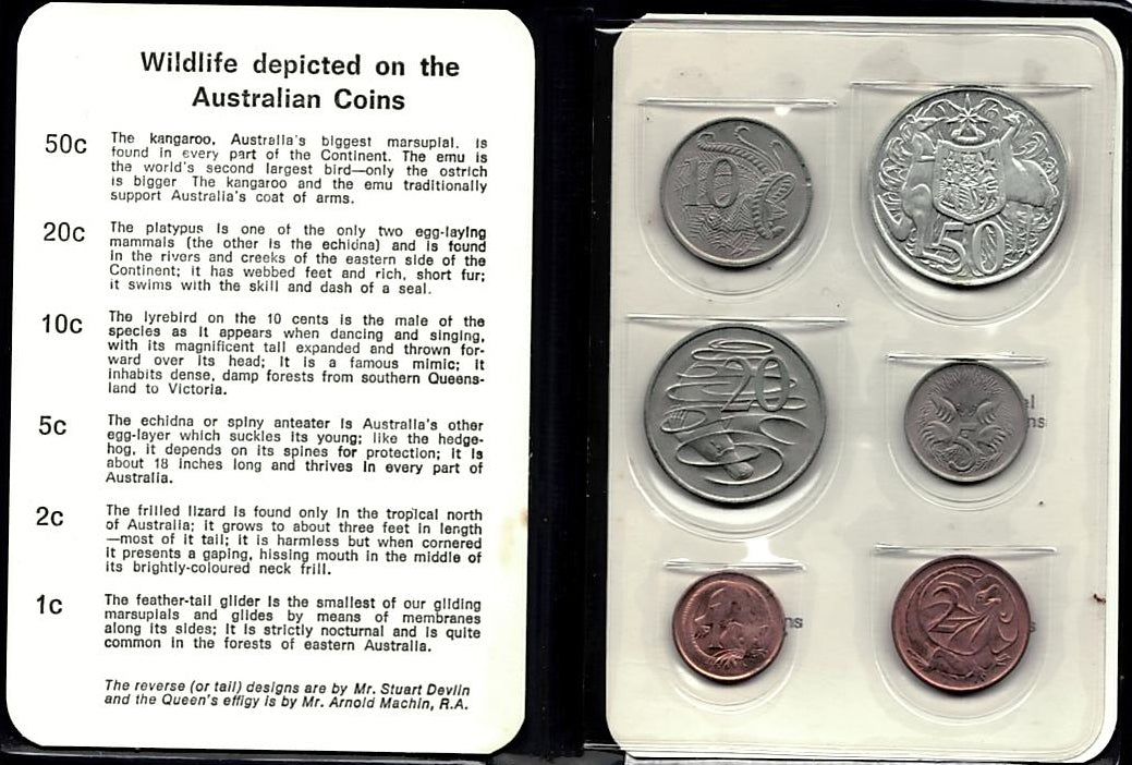 1966 Mint Set Blue Wallet