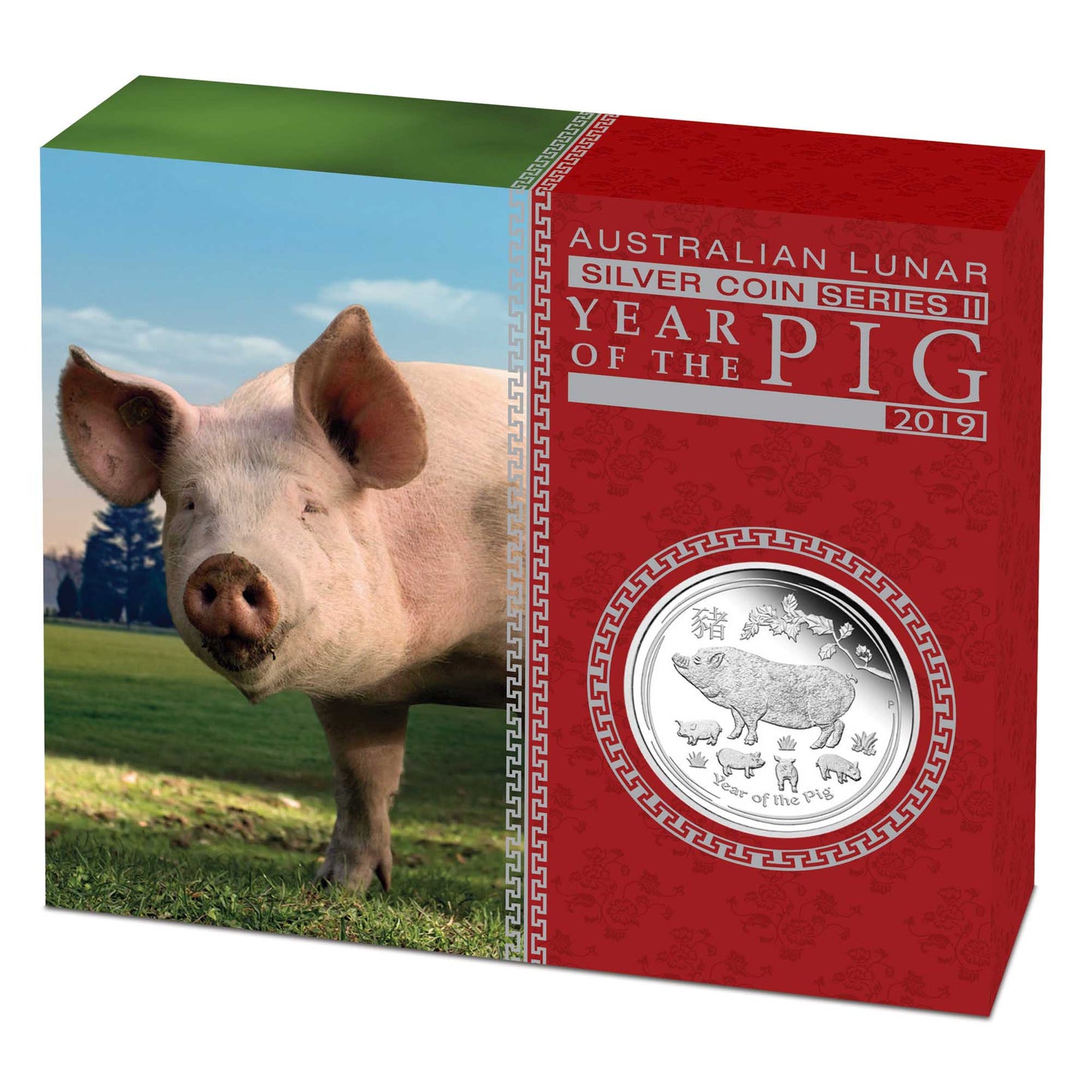 2019 50c Lunar Year of The Pig 1/2oz Silver Proof Coin
