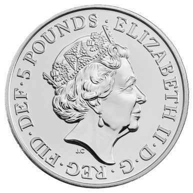 UK 2019 £2 The Queen's Beasts The Falcon of The Plantagenets 1oz Silver Proof Coin