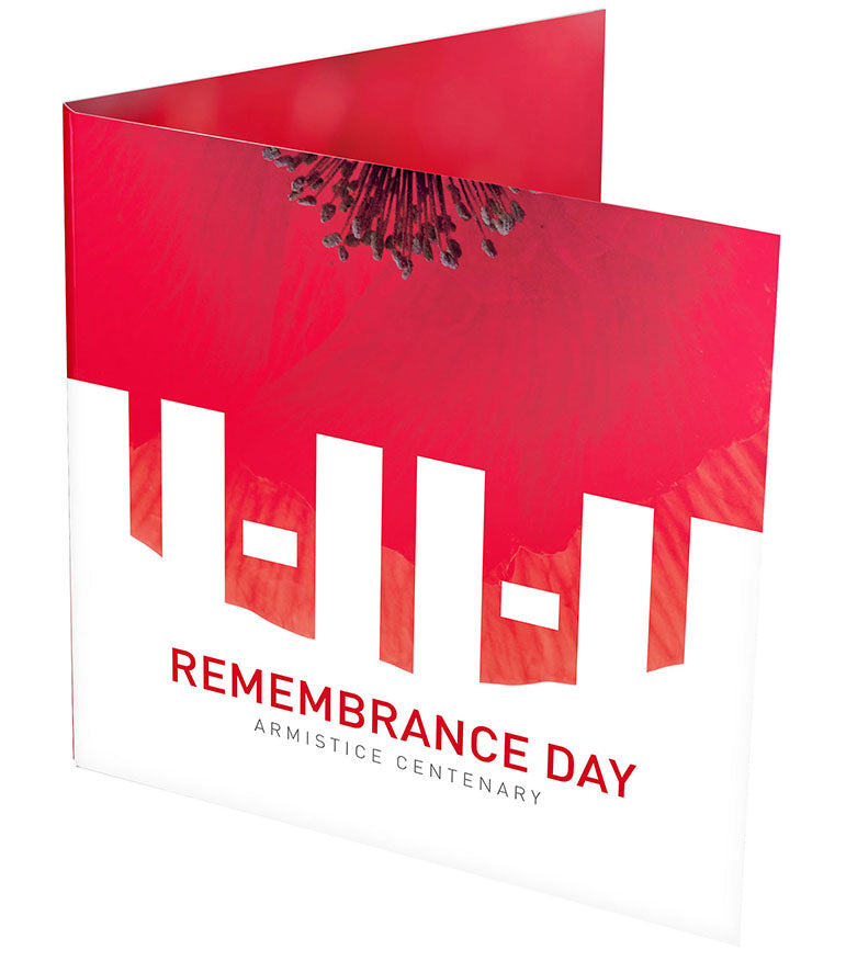 2018 $2 Remembrance Day Armistice Centenary 'C' Mintmark Coloured Uncirculated Coin