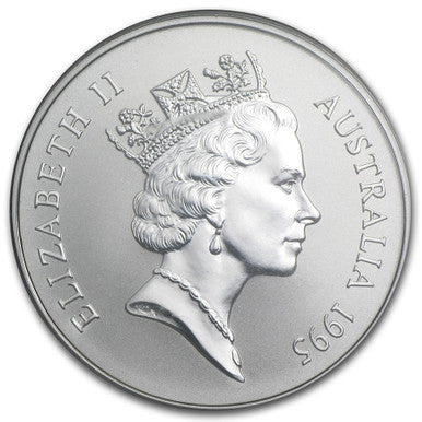 1995 $1 Kangaroo 1oz Silver Uncirculated Coin
