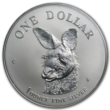 1995 $1 Kangaroo 1oz Silver Uncirculated Coin