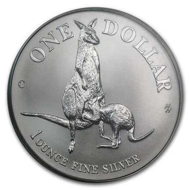 1996 $1 Kangaroo 1oz Silver Uncirculated Coin