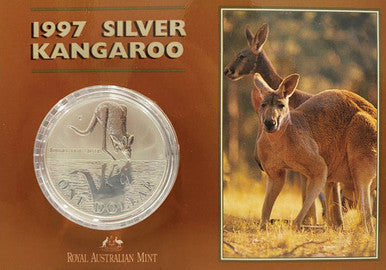 1997 $1 Kangaroo 1oz Silver Uncirculated Coin