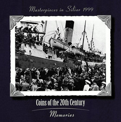 1999 Masterpieces In Silver Memories 6 Coin Proof Set