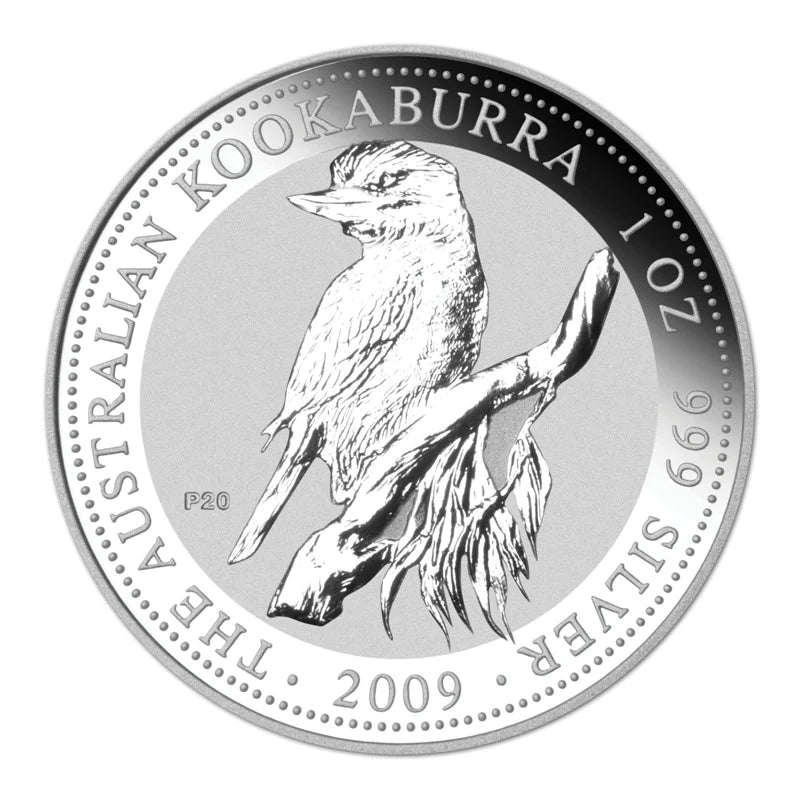 2009 $1 Australian Kookaburra 20th Edition 1oz Silver BU 20 Coin Set