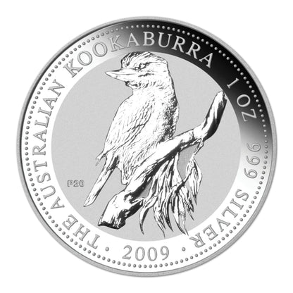 2009 $1 Australian Kookaburra 20th Edition 1oz Silver BU 20 Coin Set