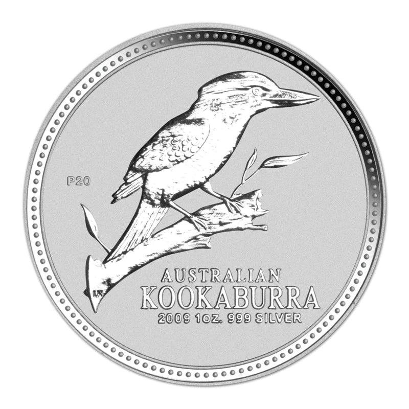 2009 $1 Australian Kookaburra 20th Edition 1oz Silver BU 20 Coin Set