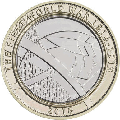 UK 2016 £2 The Army The 100th Anniversary of The First World War Uncirculated Coin