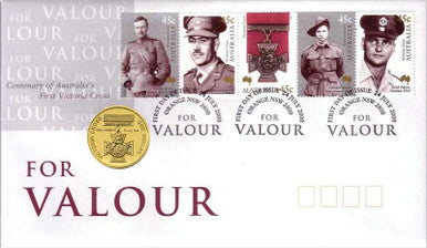 2000 $1 For Valour Centenary of Australia's First Victoria Cross PNC