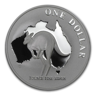 2000 $1 Kangaroo 1oz Silver Proof Coin