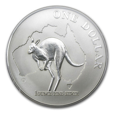 2000 $1 Kangaroo 1oz Silver Uncirculated Coin