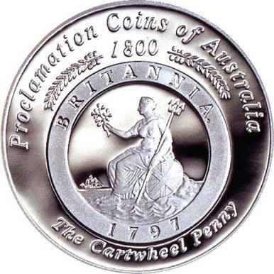 2000 $1 Proclamation Coins of Australia 1oz Silver Proof Coin