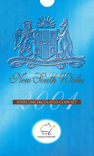 2001 Centenary of Federation New South Wales 3 Coin State Uncirculated Set