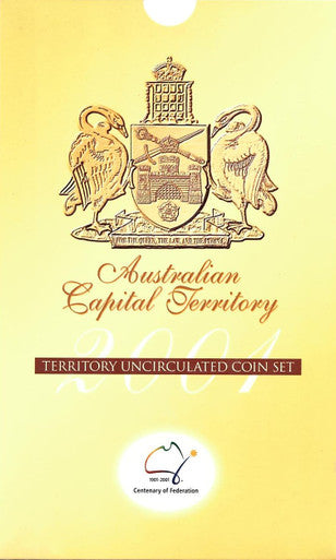 2001 Centenary of Federation Australian Capital Territory 3 Coin Territory Uncirculated Set