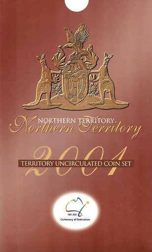 2001 Centenary of Federation Northern Territory 3 Coin Territory Uncirculated Set
