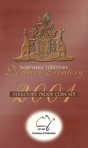 2001 Centenary of Federation Northern Territory 3 Coin Territory Proof Set