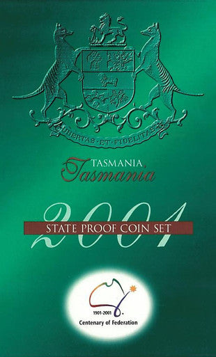 2001 Centenary of Federation Tasmania 3 Coin State Proof Set